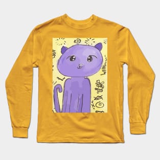 AriCorn88 Purple cat Long Sleeve T-Shirt